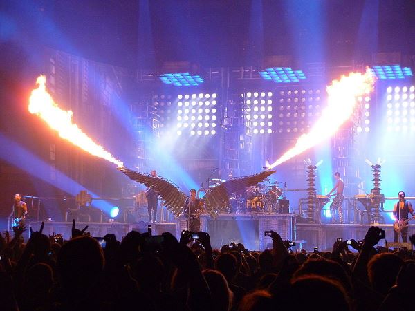 Концерт группы Rammstein «почувствовал» даже датчик землетрясений