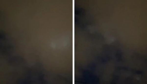 Жители Самары приняли лучи прожекторов за НЛО